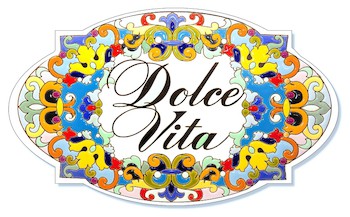 Табличка керамическая «Dolce Vita»